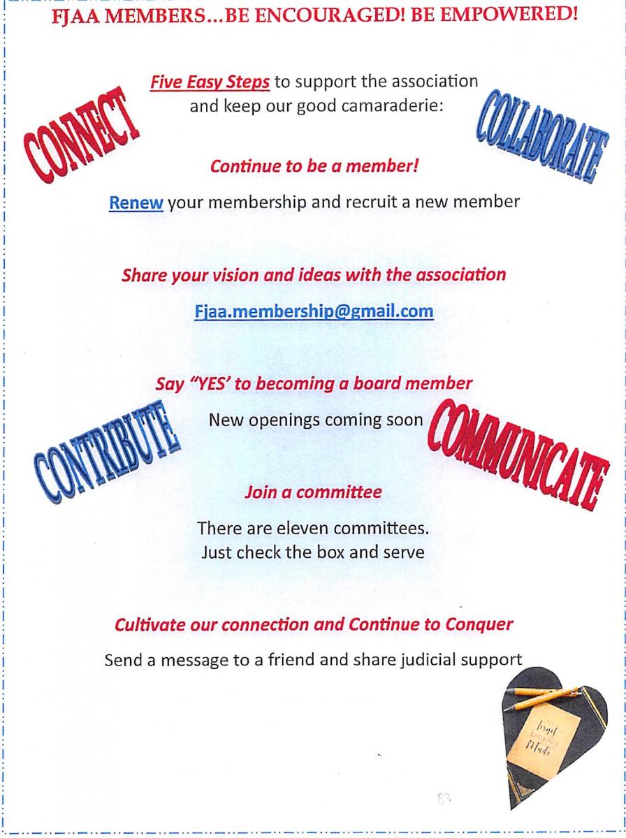 to the Federal Judicial Assistants Association website! FJAA